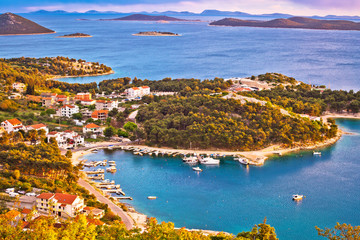 Naklejka premium Archipelago of Dalmatia aerial view