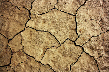 Cracked ground texture background. Ground pattern.
