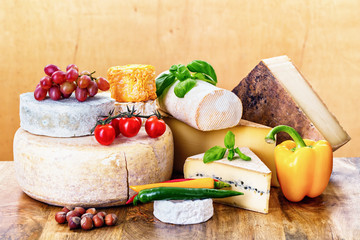 many types of french cheeses