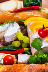 colorful food ingredients