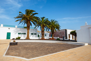 Fototapeta na wymiar View of the city center of Teguise, former capital of the island of Lanzarote