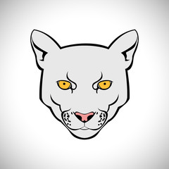 Wildcat color vector illustration