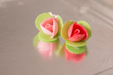 Obleas con forma de flor