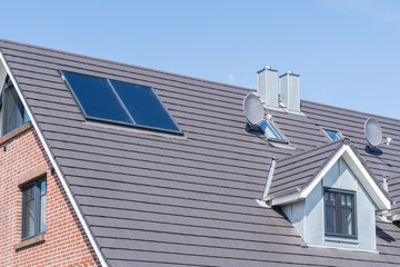 Solaranlage auf einem Dach