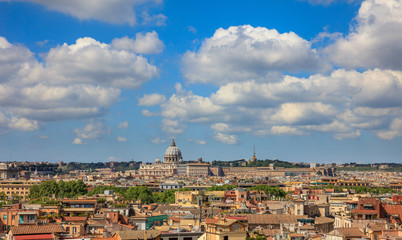 Fototapeta na wymiar Rome, Italy - Aerial view