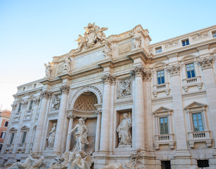 Fototapeta na wymiar Fontana di Trevi - Rome, Italy