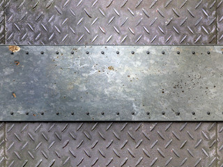 Metal texture with rivets background