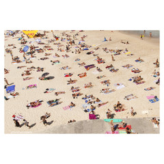 Fototapeta na wymiar Australia Playa Beach people sunbath