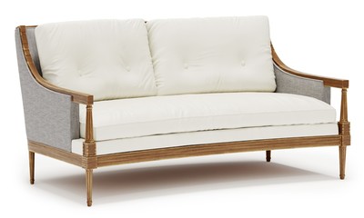 modern sofa isolated on white