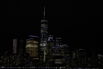 Obraz premium New York skyline at night