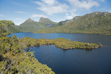 Tasmania Cradle Mountain National Park Dove lake