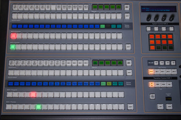 Video and audio Control Mixing Desk, Television Broadcasting