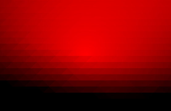 Fototapeta Red orange purple rows of triangles background