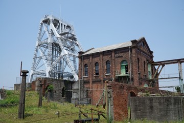 世界文化遺産の万田坑　熊本県荒尾市の旧三池炭鉱