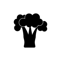 Vector broccoli icon