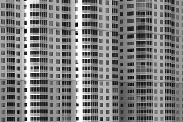 Obraz premium Square pattern in black and white