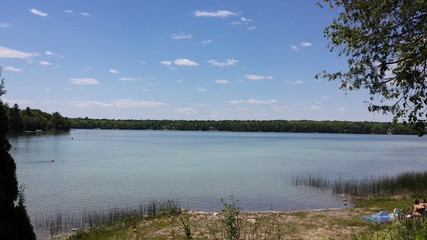 Private Beach Lake