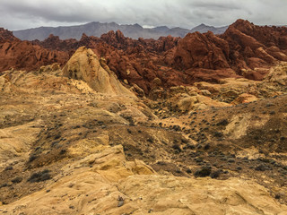 Under the grey sky, Valley of Fire