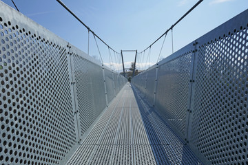 hängebrücke in sigriswil, schweiz 