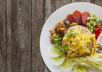 Fried Rice with Shrimp Paste (THAI Style Food)
