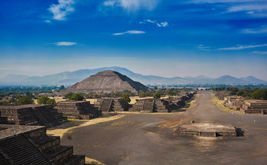                               Teotihuacan pyramids in Mexico