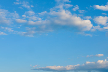 Blue sky with clouds