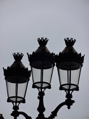 Strassenlaternen in Paris