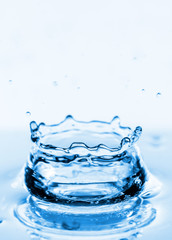 Photo of water splashes and ripples background