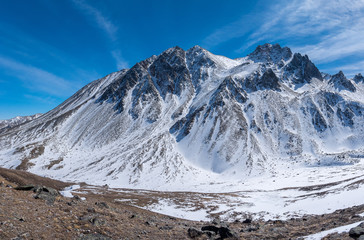 Obraz premium Peak Katka-Dura in the Eastern Sayan Mountains