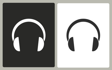 Headphone - vector icon.