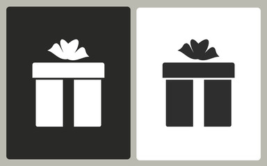 Gift Box - vector icon.