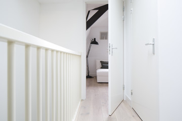 modern white apartment in amsterdam