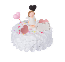 cake or Wedding Cake on a background.