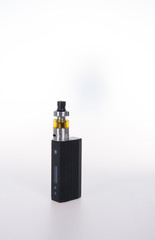 electronic cigarette or vaping device on background.
