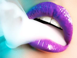 lippen kunst make-up nahaufnahme © looking2thesky
