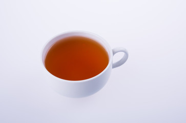 tea or hot tea cup on a background.