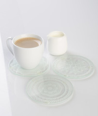 Obraz na płótnie Canvas tea or hot tea cup on a background.