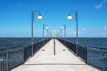 Mole Swinemünde Ostsee Küste Westpommern