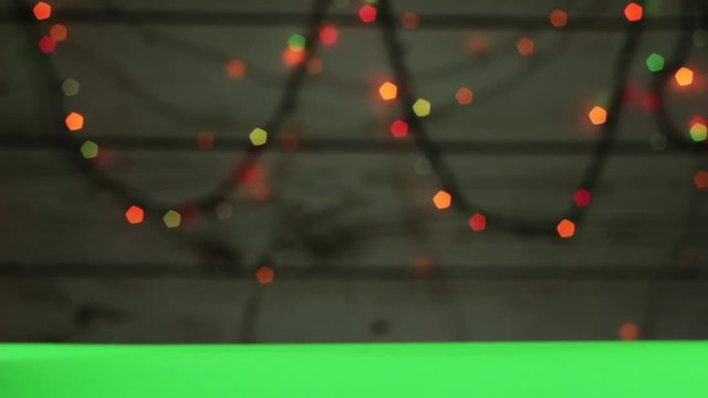 Golf ball and color garland