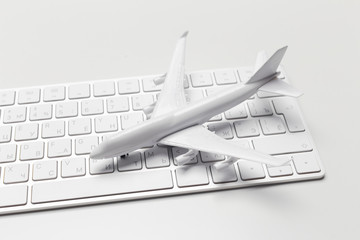 Aircraft and laptop keyboard