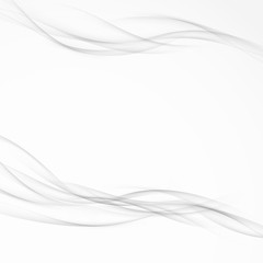 Grey modern abstract swoosh wave lines web background