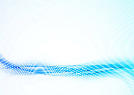 Modern Abstract Blue Swoosh Background Wave