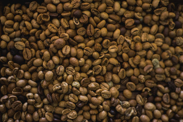 Coffee beans, background