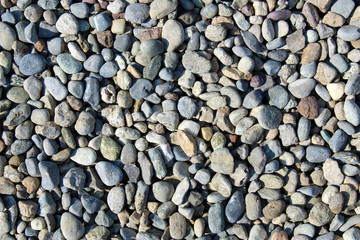 Gravel on the ground