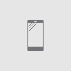 Smartphone icon. Flat style smartphone vector illustration