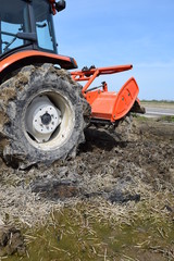 農業用トラクター