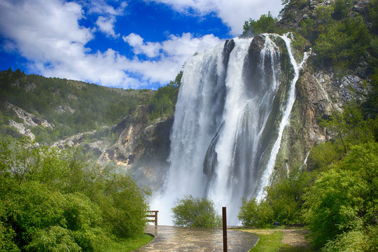 Krcic waterfall near Knin, Croatia