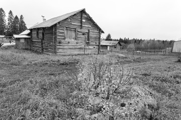 Russia old village 