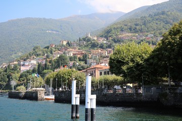 Holiday on the west shore of Lake Como in summer, Lombardy Italy