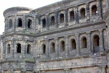 Naklejka premium The Porta Nigra (Black gate) in the city of Trier. Germany